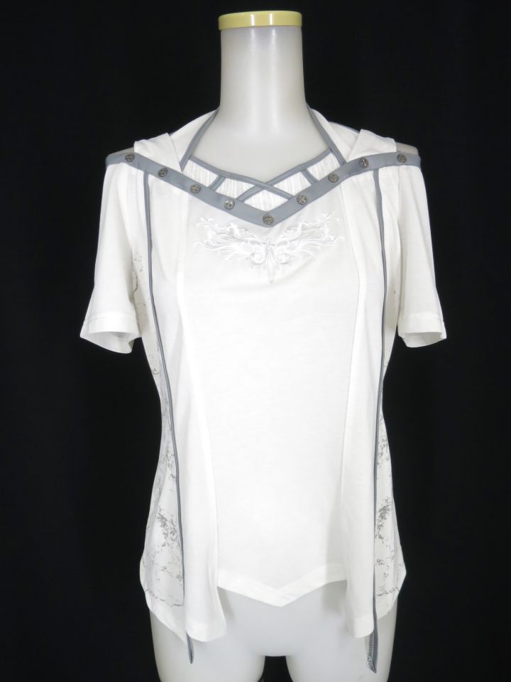 Ozz Croce ホルターネック付き半袖カットソー