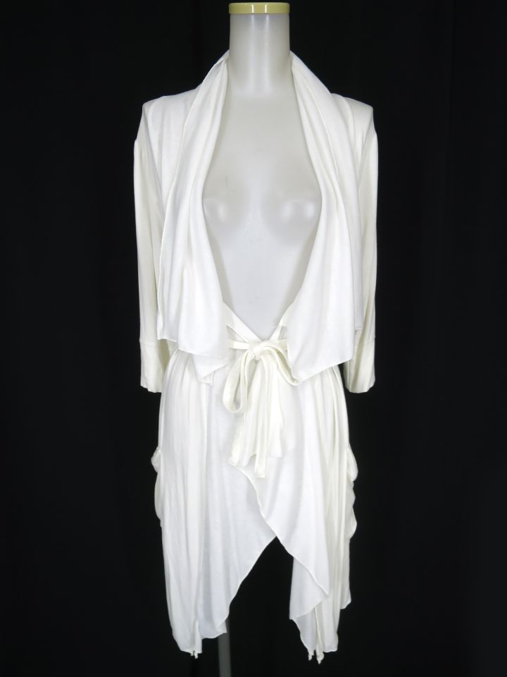 Rozen Kavalier 七分袖ドレープロングカーディガン