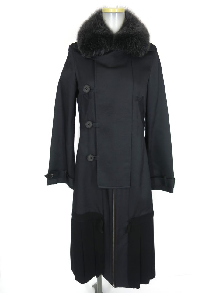 Jean Paul GAULTIER フォックスファー付きコート