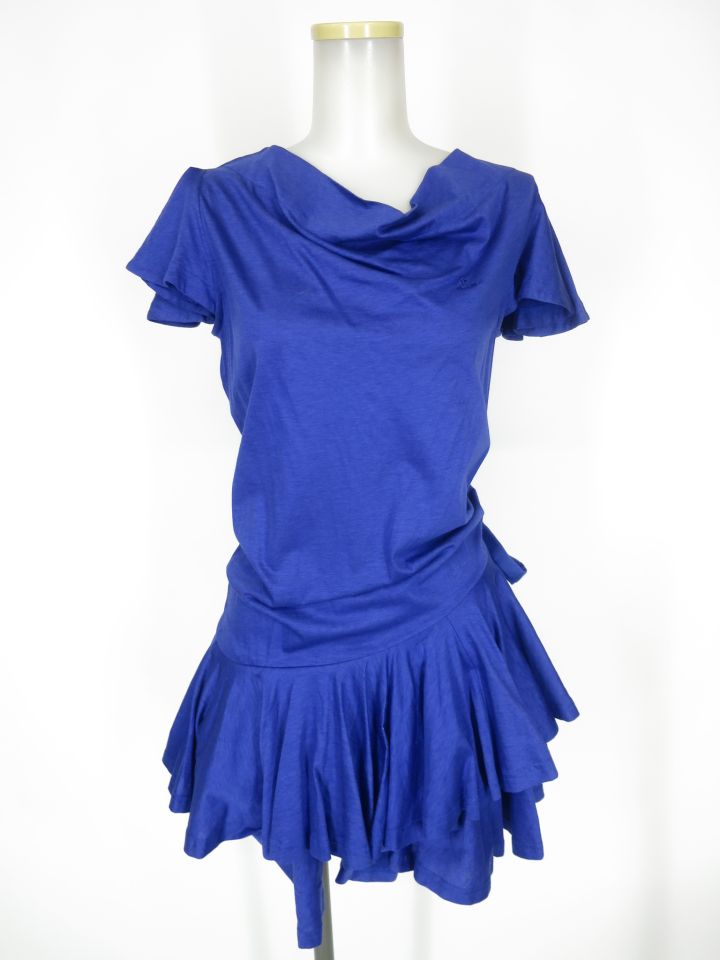 Vivienne Westwood RED LABEL フリル半袖ワンピース