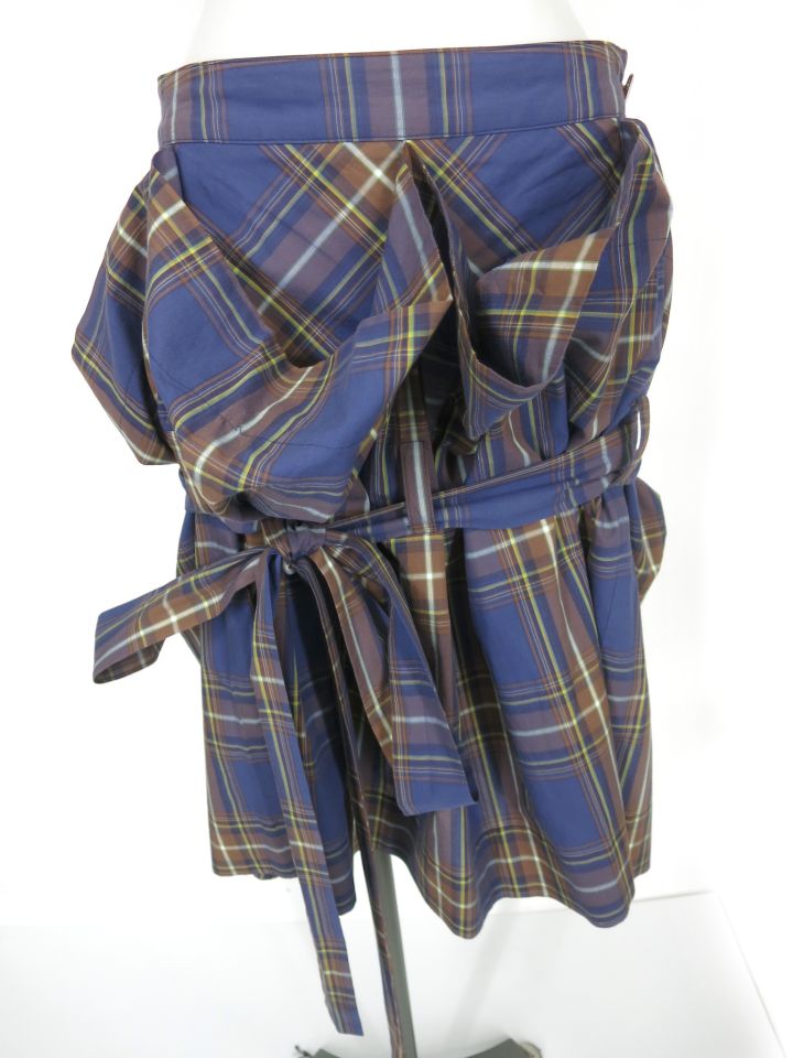 Vivienne Westwood RED LABEL チェック柄変形スカート