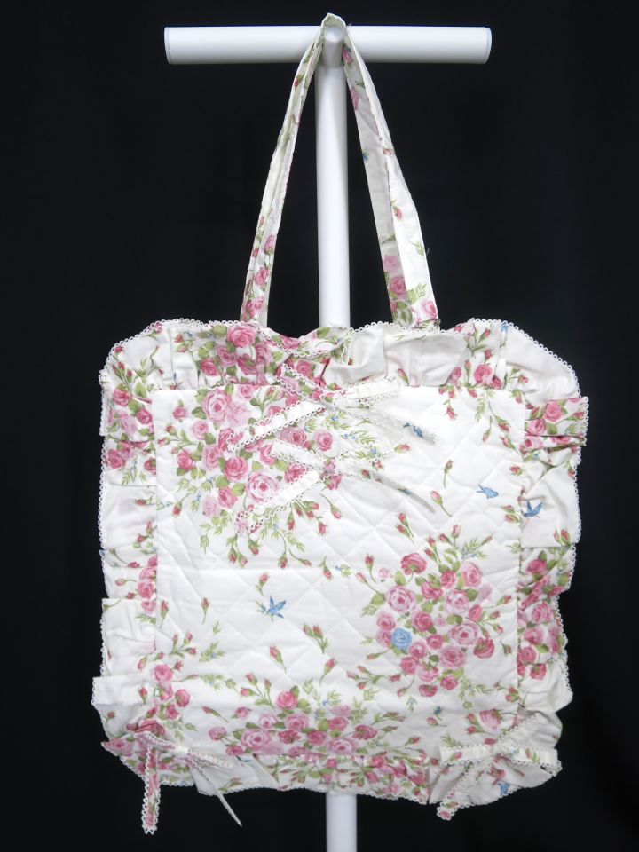 PINK HOUSE フラワリィローズバッグ