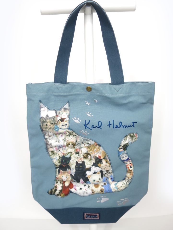 Karl Helmut オールスターキャッツアップリケトートバッグ