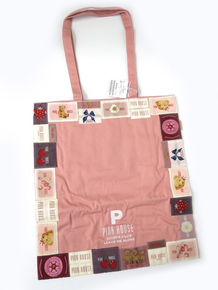 PINK HOUSE ロゴワッペントートバッグ