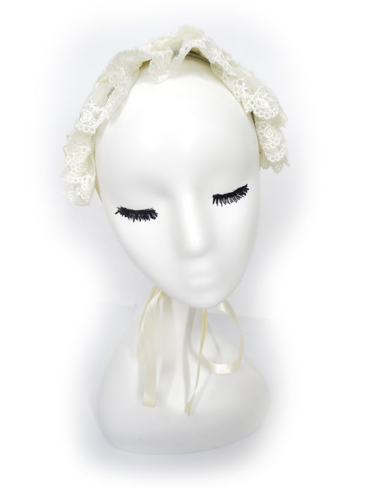 Metamorphose バラモチーフつきチュールレースヘッドドレス