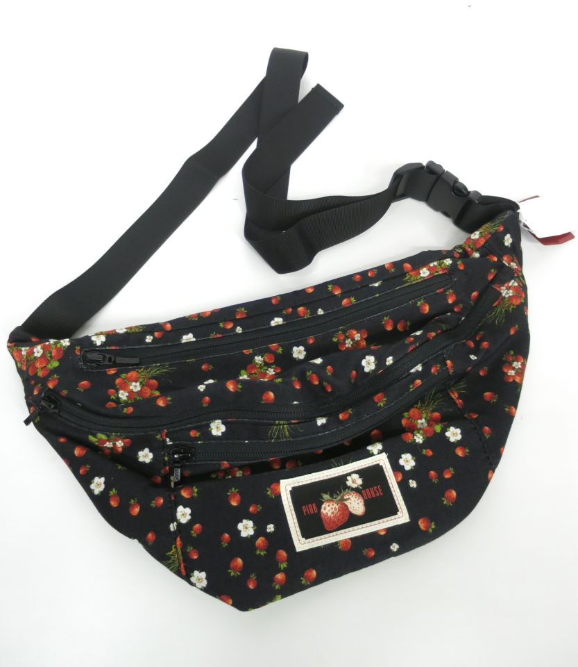 PINK HOUSE ストロベリー柄ウエストバッグ