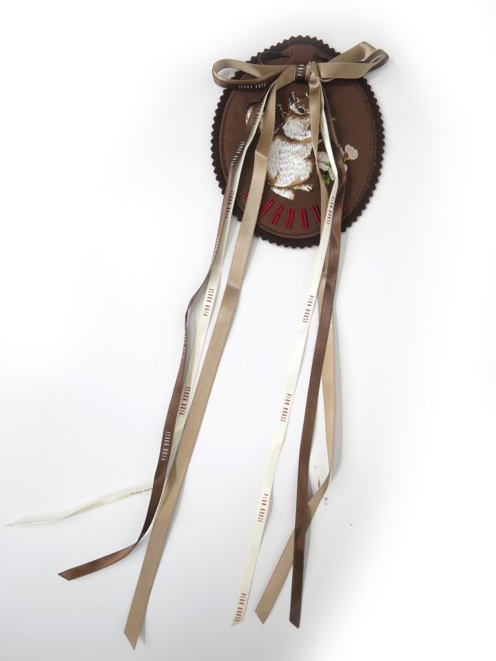 PINK HOUSE リス カメオブローチ