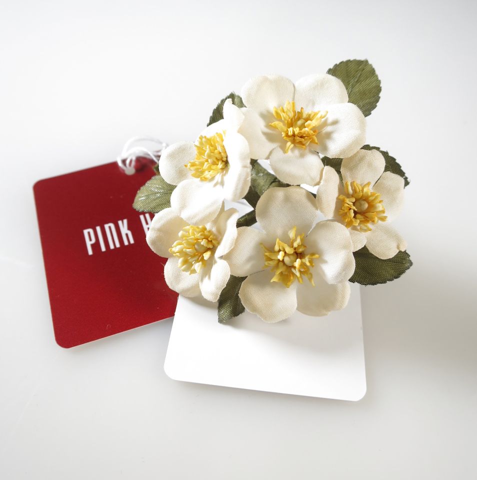 PINK HOUSE フラワーコサージュブローチ