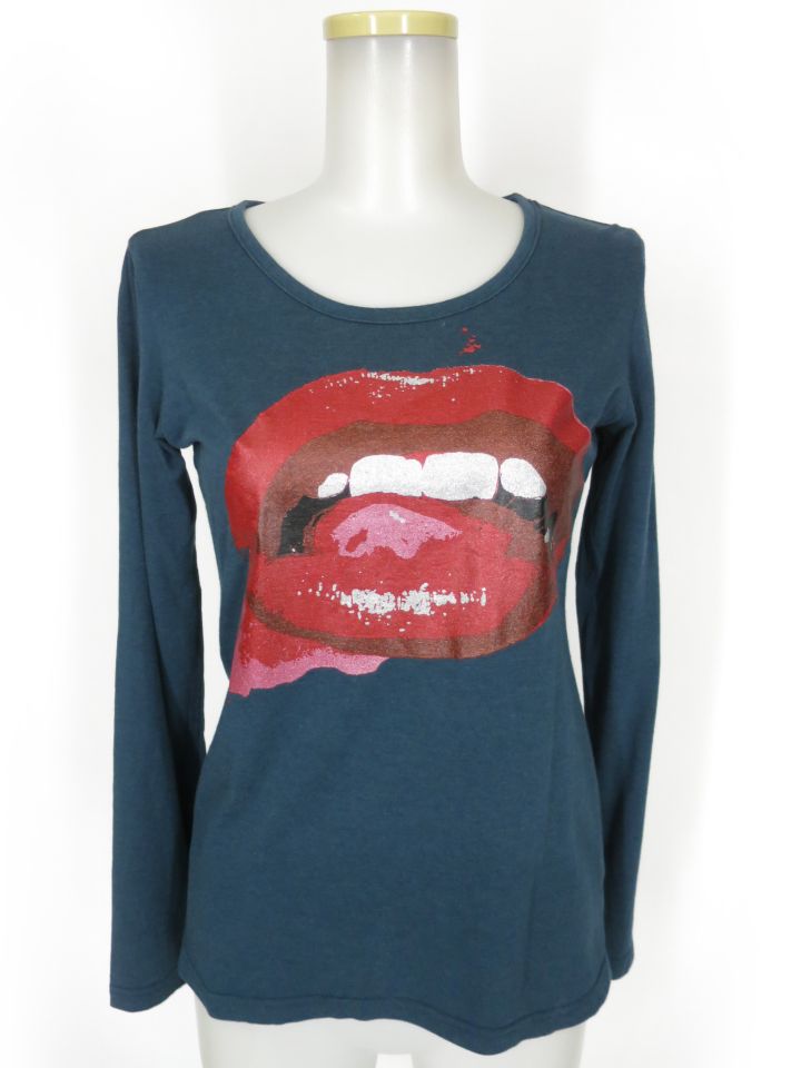 Vivienne Westwood RED LABEL リッププリント長袖Tシャツ