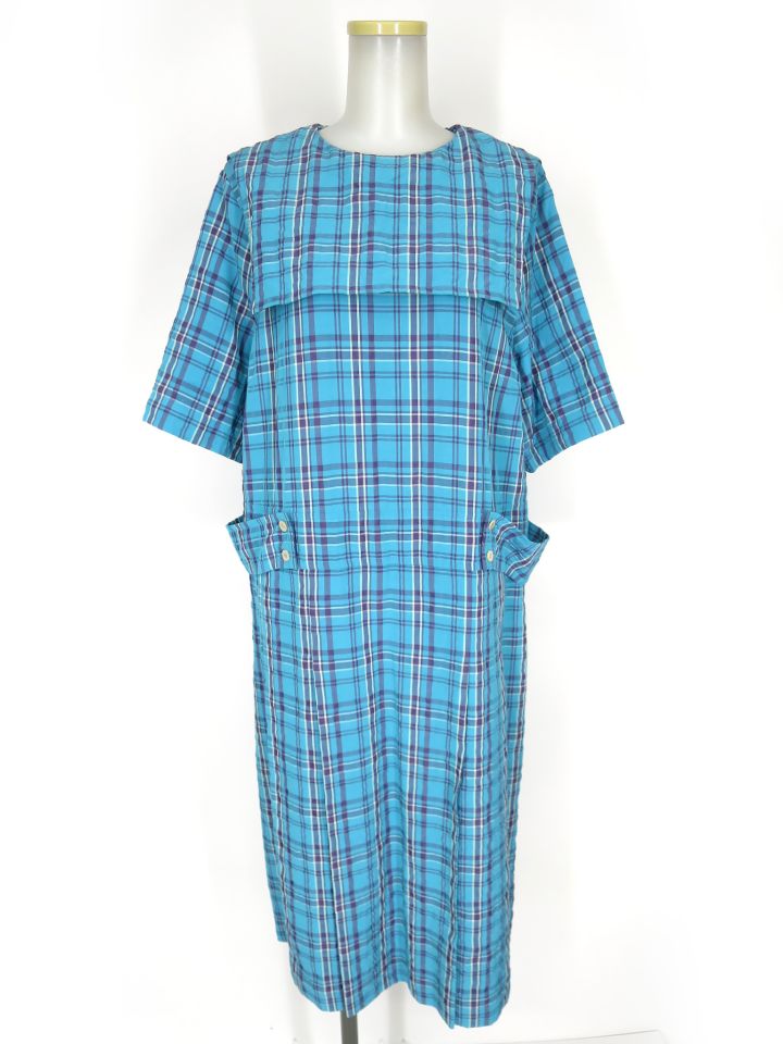 Jane Marple フレンチマドラス ドミトリードレス