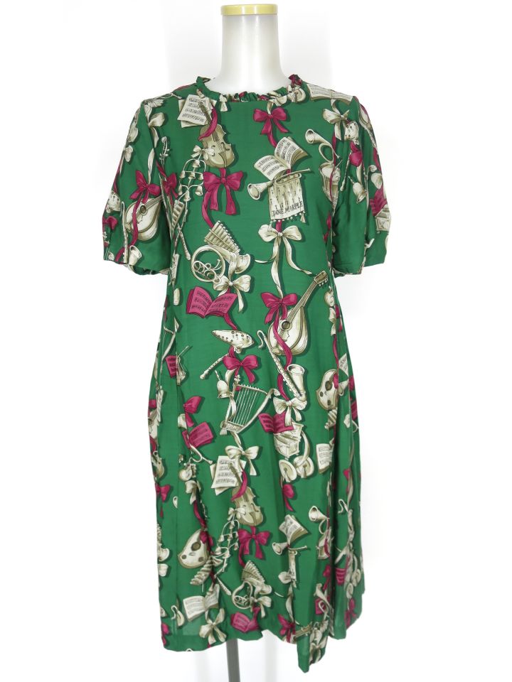 Jane Marple Pieces of music ランタンスリーブドレス