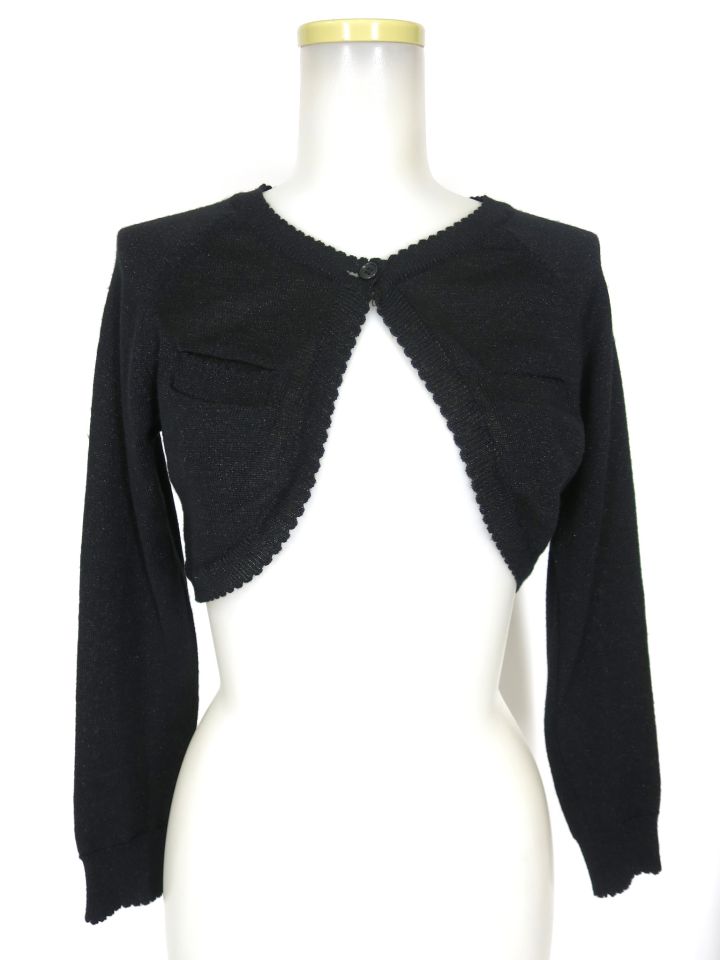 Jane Marple ラメニットボレロ