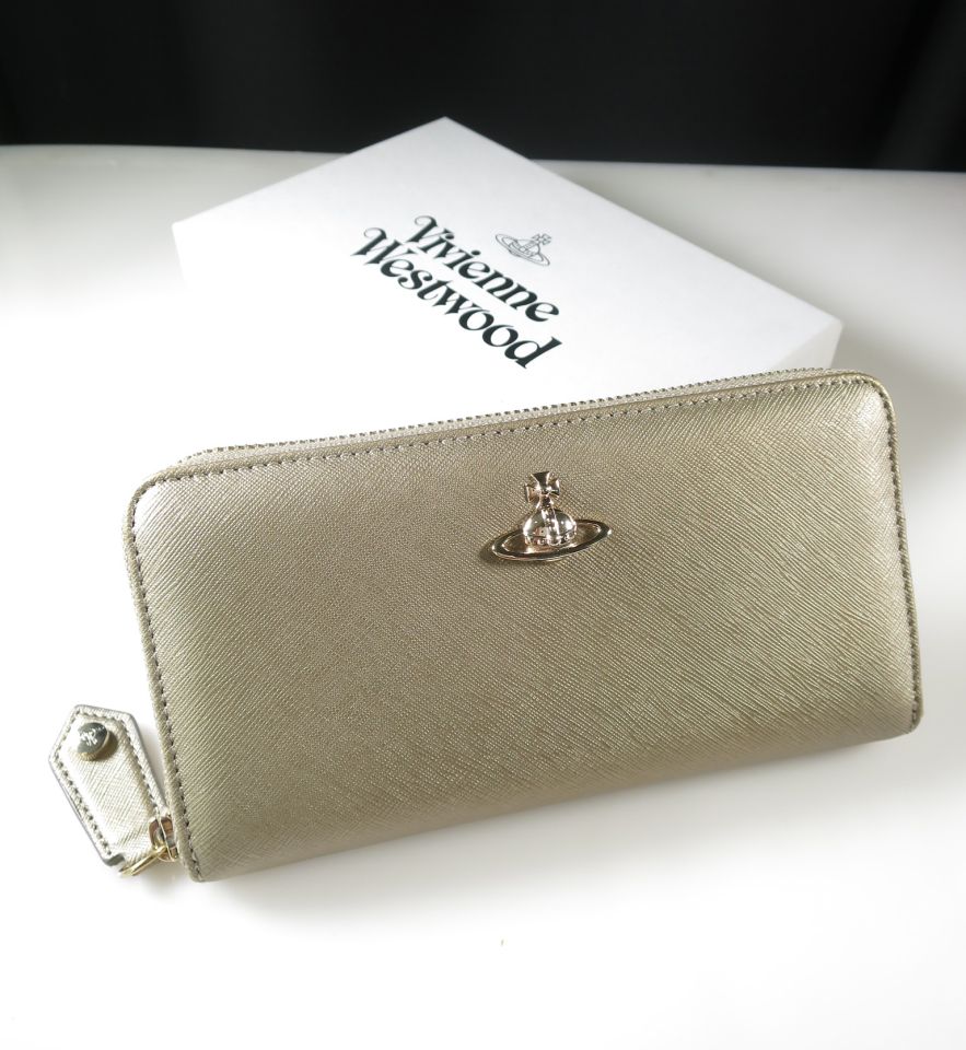 Vivienne Westwood SAFFIANO ラウンドファスナー 長財布