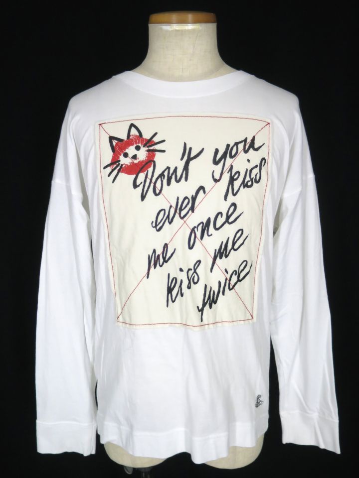 Vivienne Westwood MAN KISS ME KITTY 長袖Tシャツ