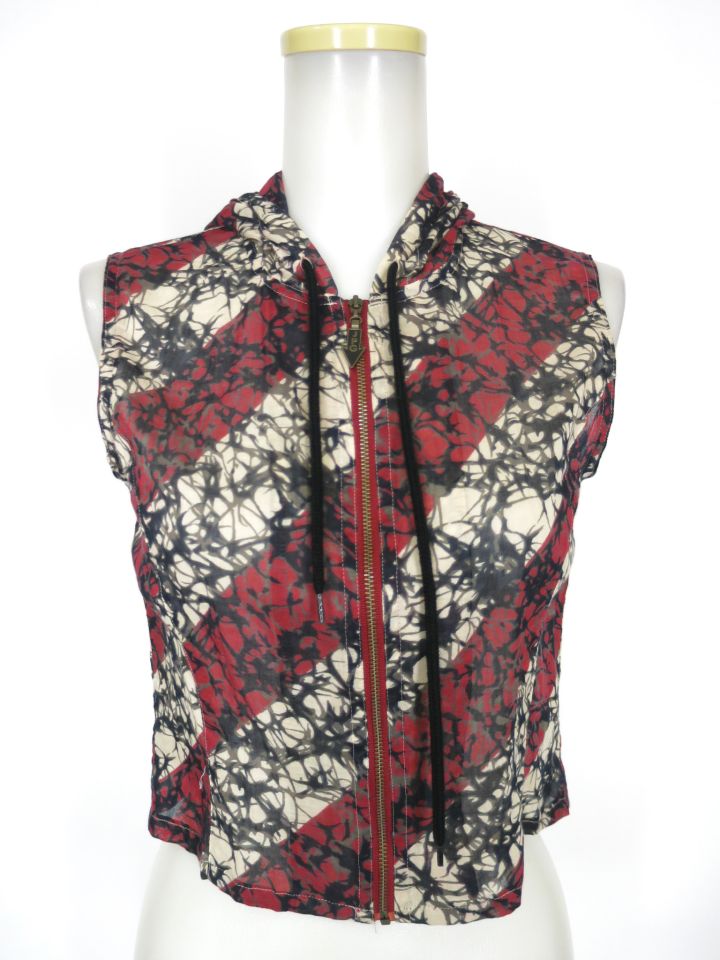 JPG ノースリーブジップパーカー