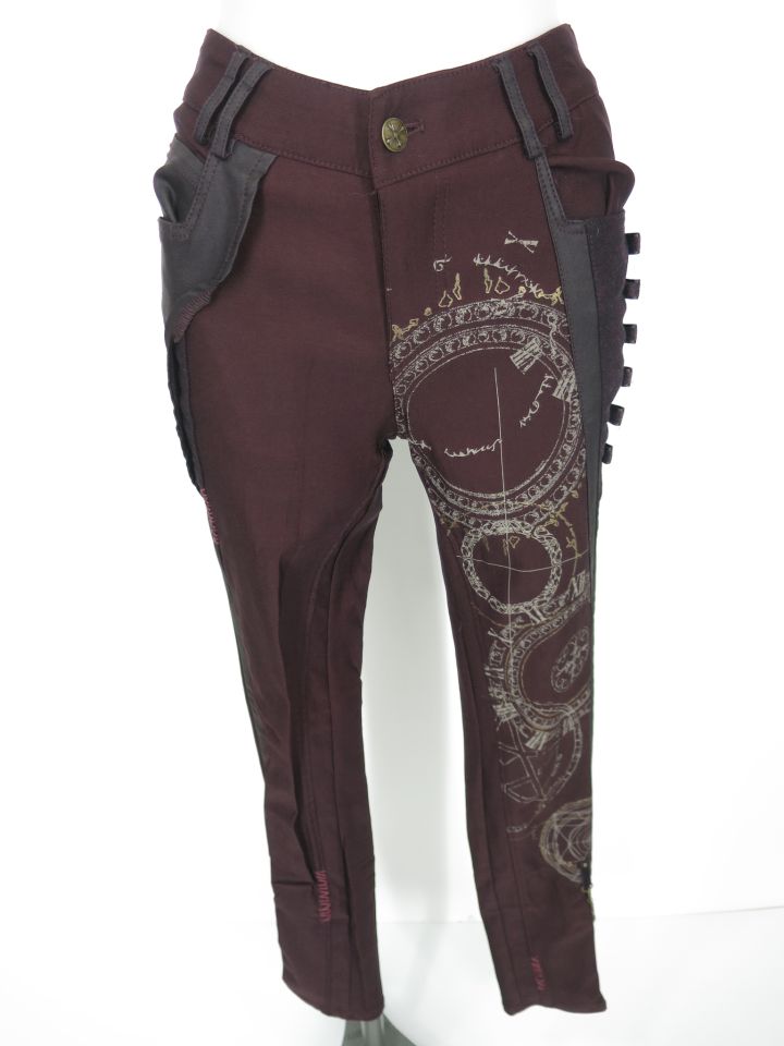 Ozz Croce 魔法陣プリントスリムパンツ