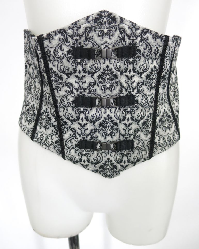 NO.S PROJECT 「乙女」のためのコルセット ダマスク柄