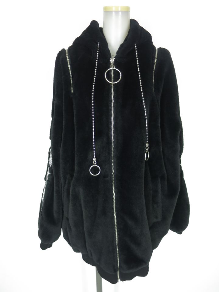 REFLEM ドラゴン刺繍 BIGファーパーカー