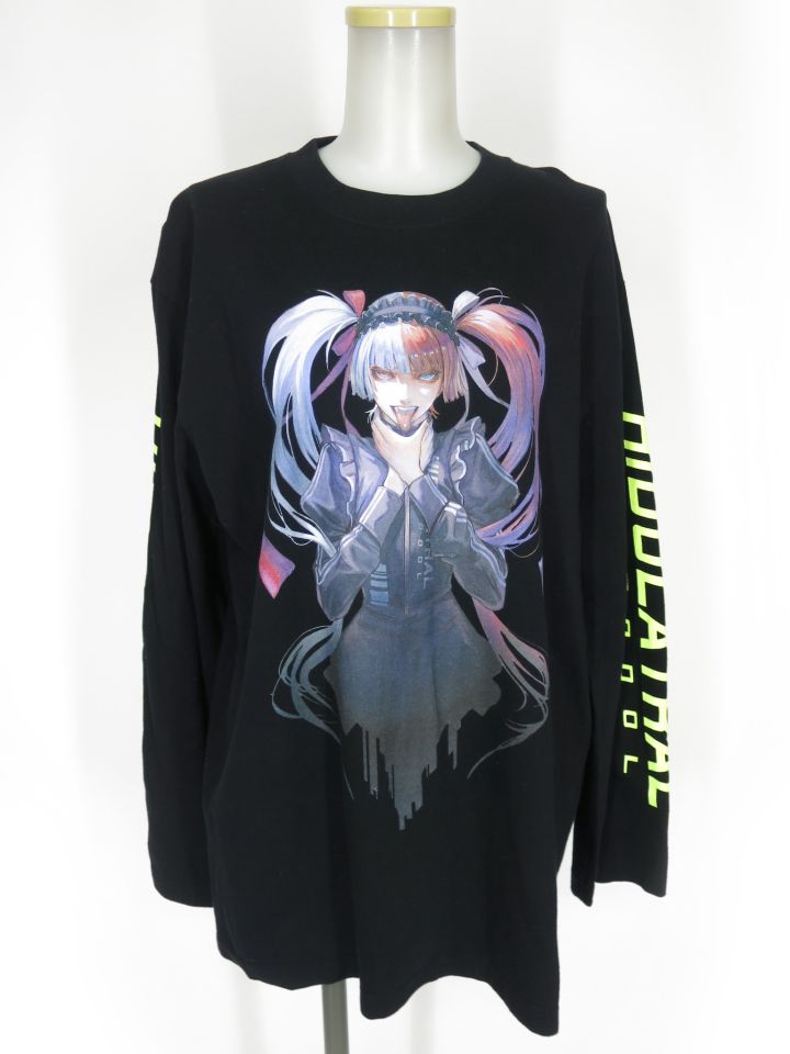 HIDOLATRAL THEODOL ブランドキャラクターイラストロンT