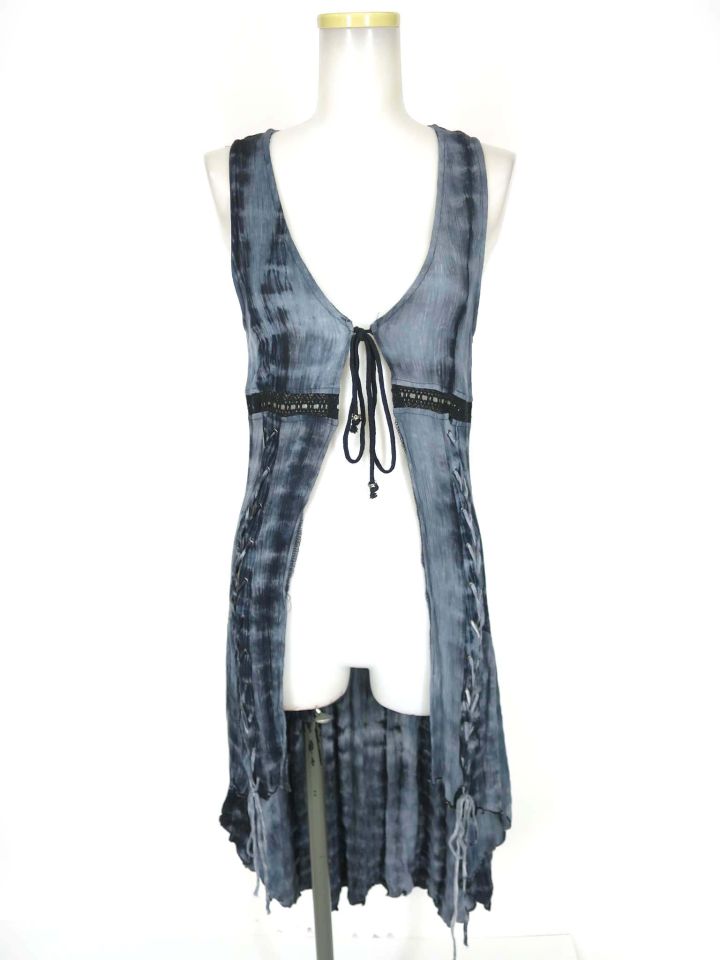 Ozz Croce タイダイ柄ロングジレ