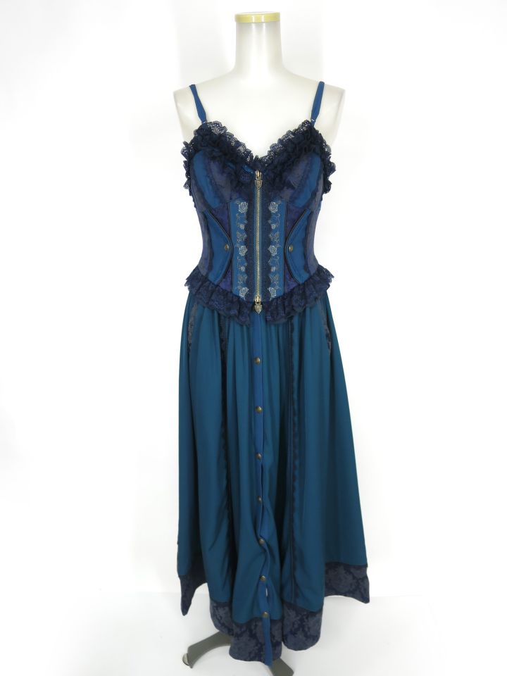 OZZ ONESTE Midnight Masquerade ロングビスチェワンピース