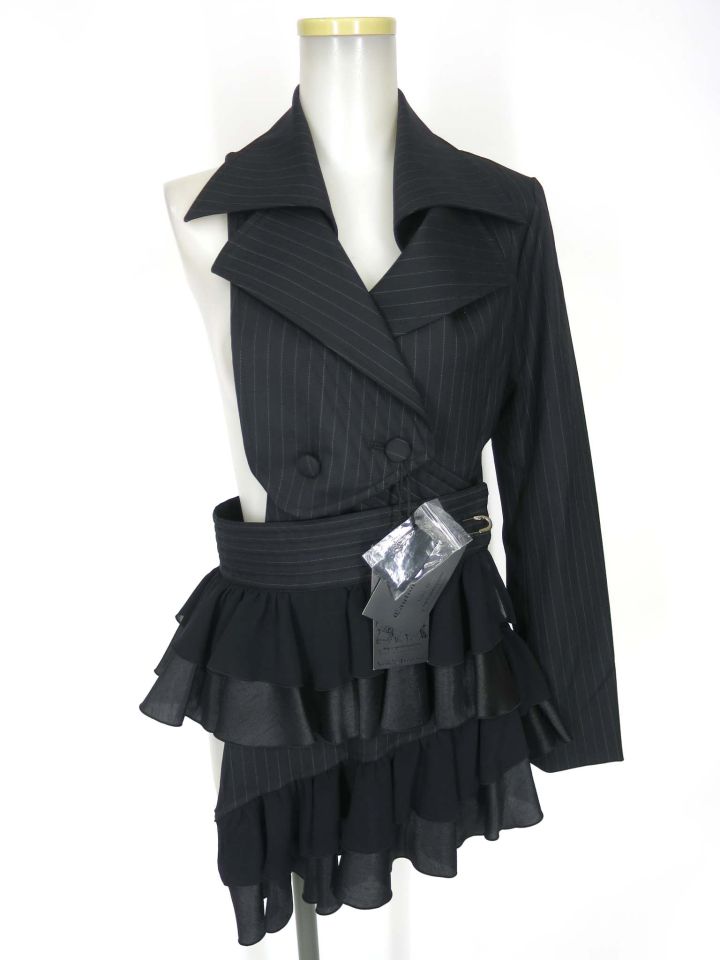 alice auaa 片袖アシンメトリーフリルジャケット