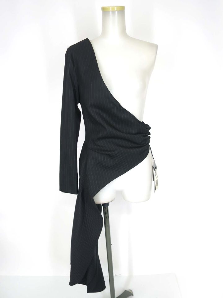 alice auaa 片袖アシンメトリーロングジャケット