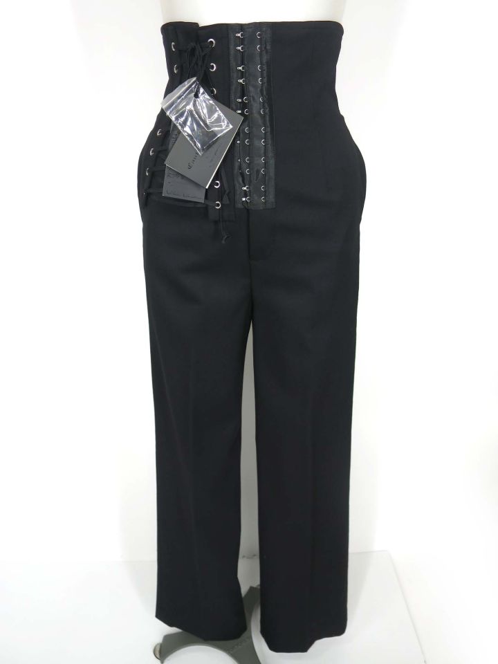 alice auaa レースアップハイウエストパンツ