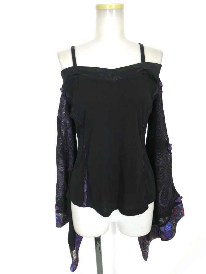 Qutie Frash オフショルインナー振袖カットソー