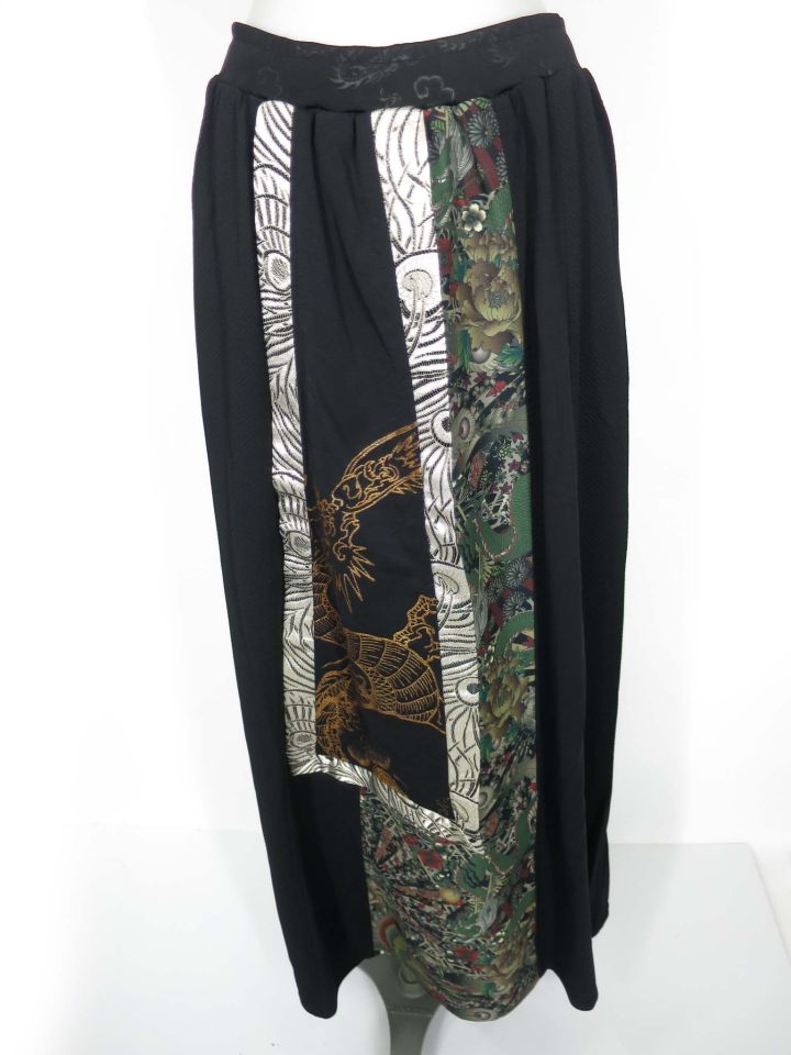 Qutie Frash 和柄切替ロングスカート