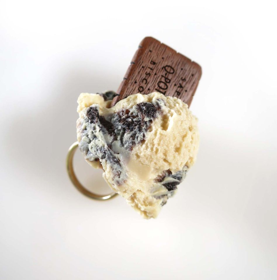 Q-pot. カフェモカ ビスケットアイスリング