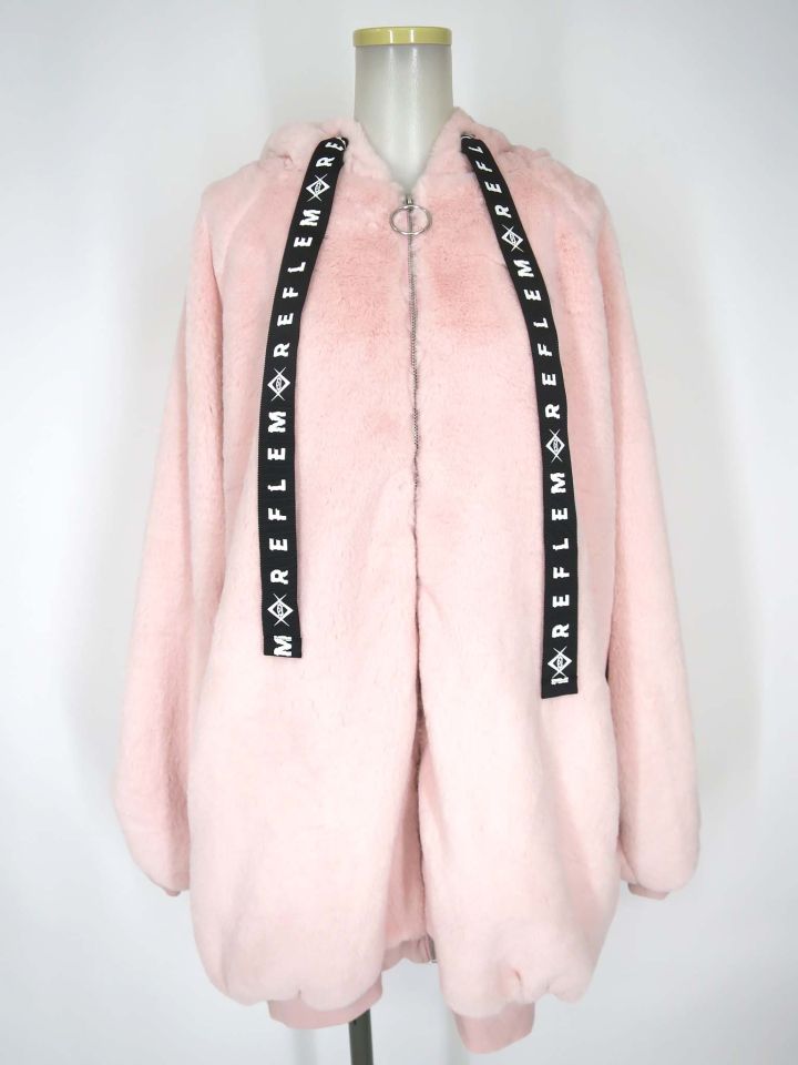 REFLEM うさ耳フェイクファージップアップパーカー