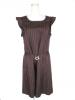 Jane Marple レジメンタルストライプのベルテッドドレス