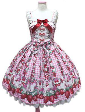 Ribbon Berry Bunnyジャンパースカート | トウキョウアリス